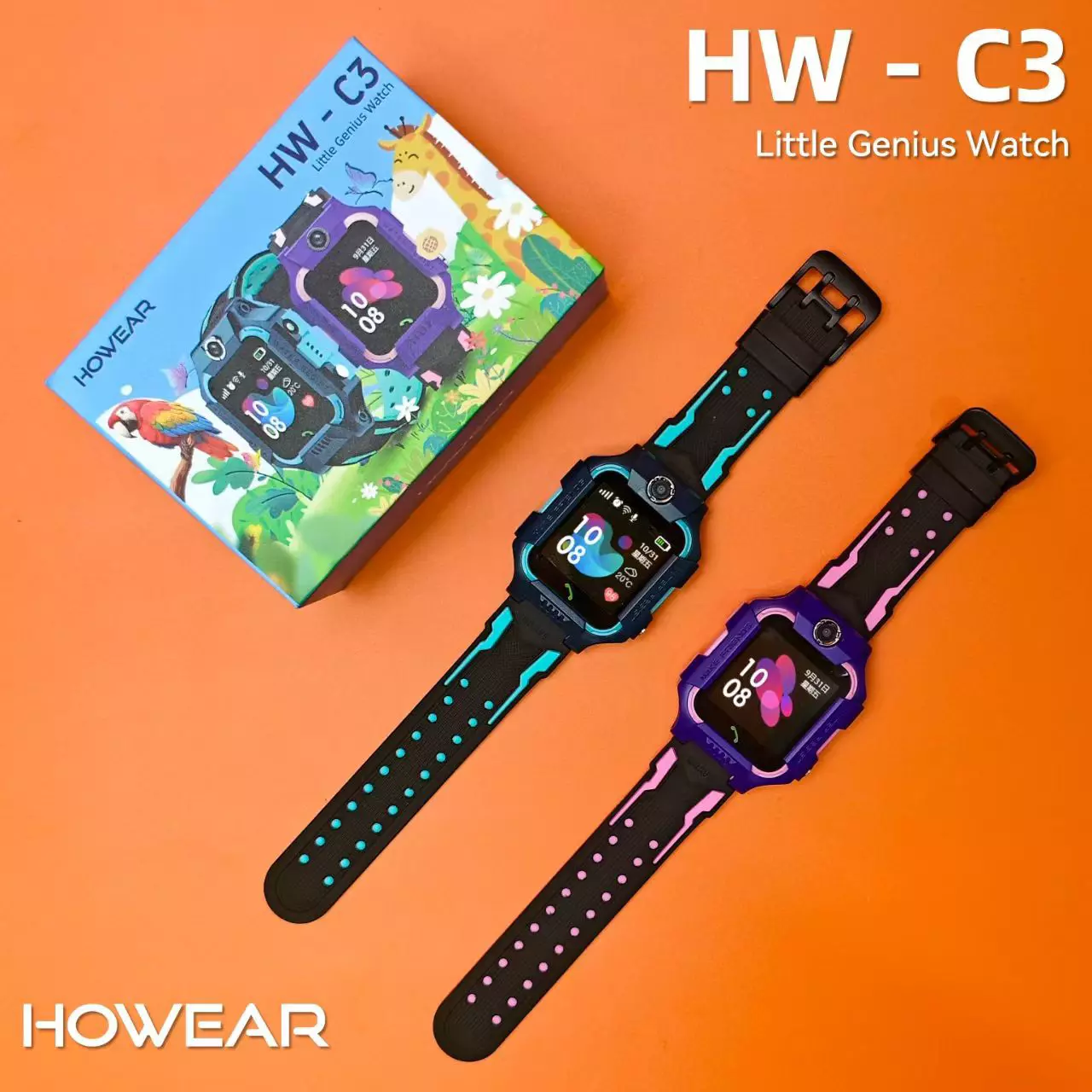 Relógio Inteligente Infantil Howear HW C3